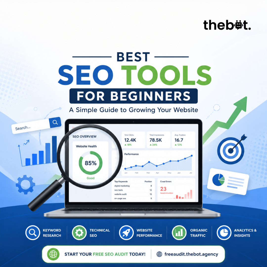 Best SEO Tools for Beginners | Simple Guide to Improve Website Rankings | The Bot Agency