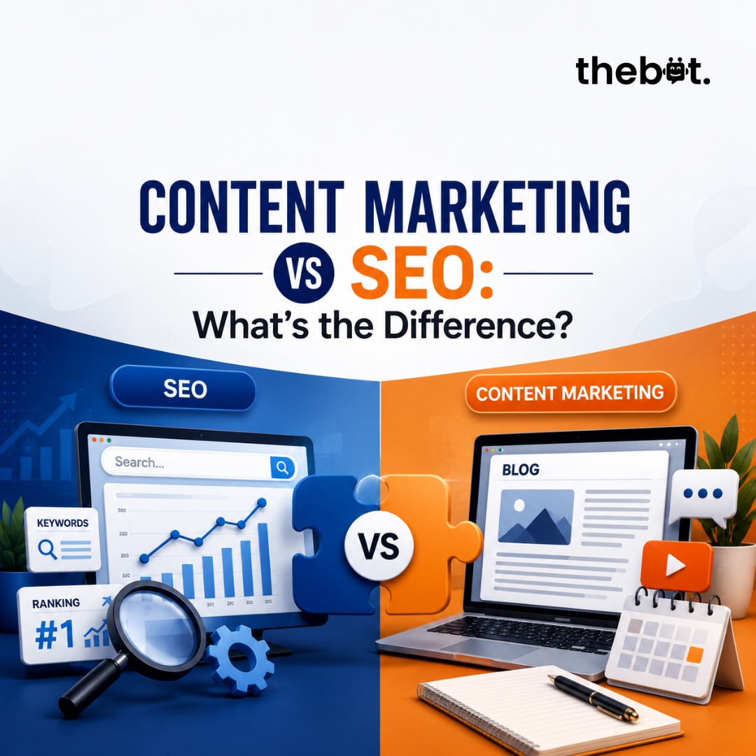 Content Marketing vs SEO: What's the Difference? | The Bot Agency
