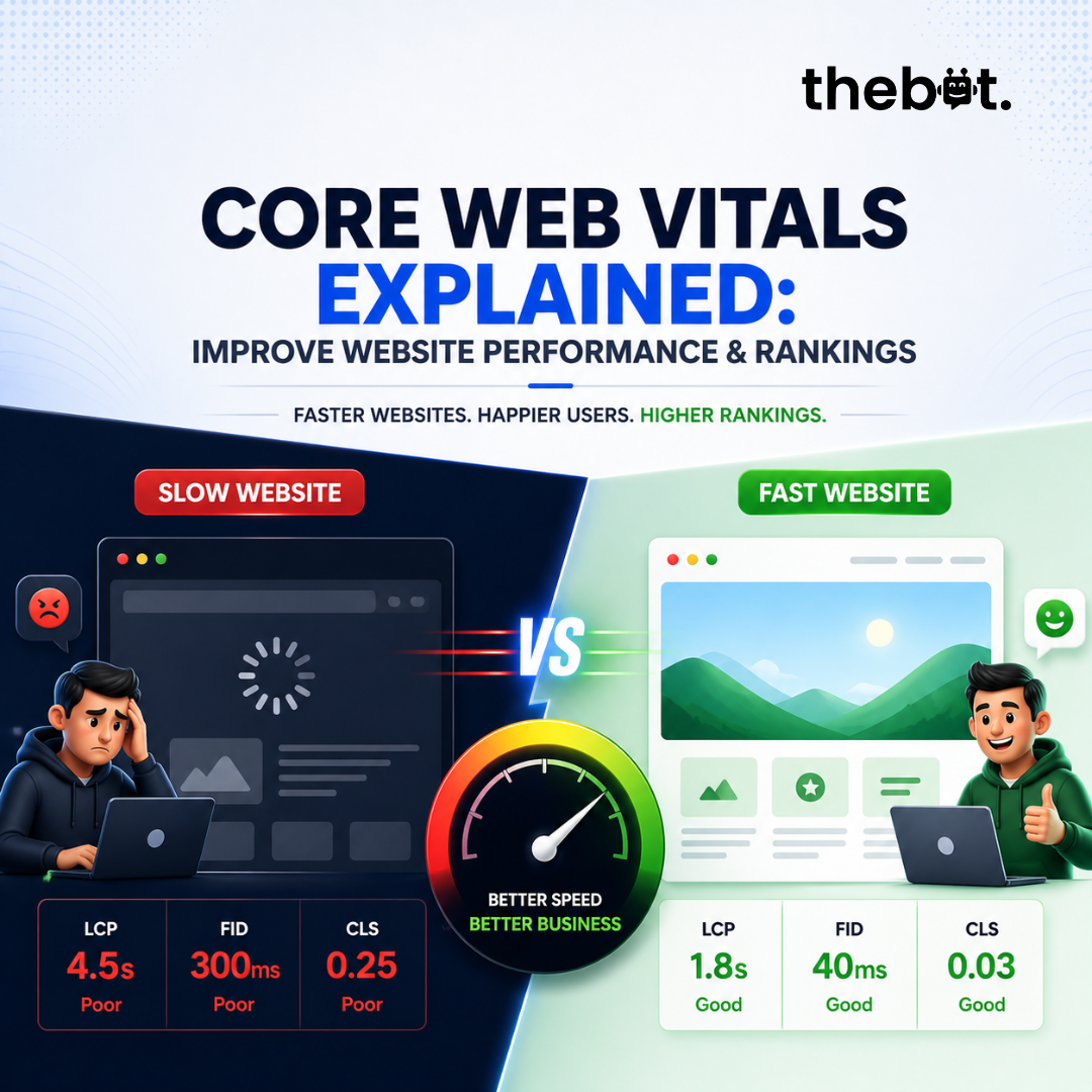 Core Web Vitals Explained: Improve Website Performance & Rankings | The Bot Agency