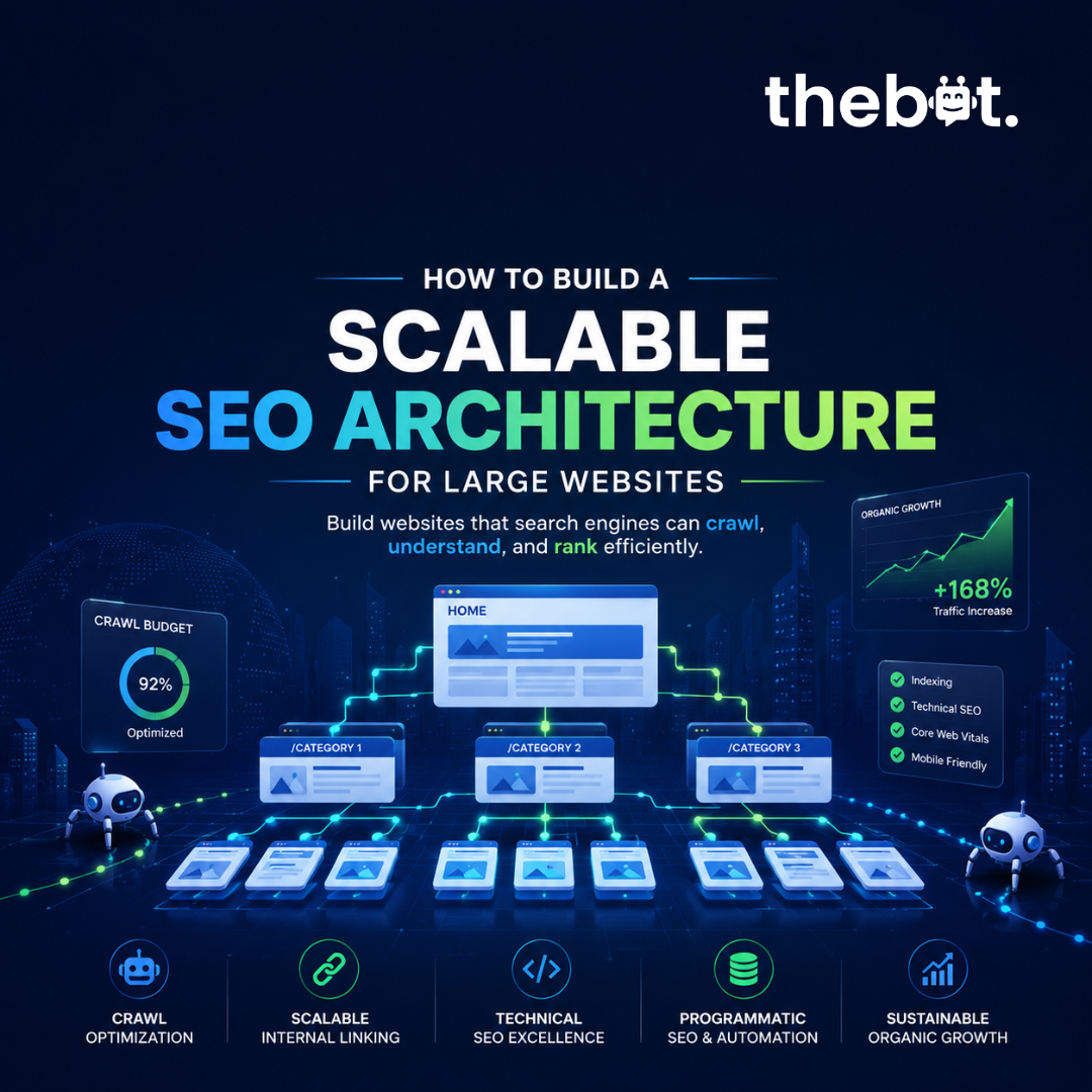 How to Build a Scalable SEO Architecture for Large Websites | SEO Growth Guide