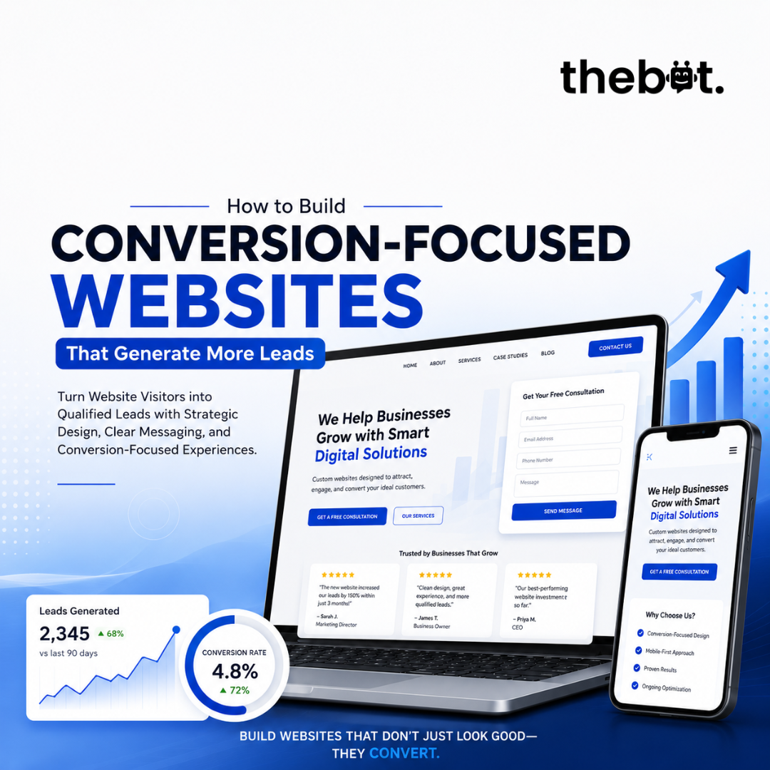 How to Build Conversion-Focused Websites That Generate More Leads | The Bot Agency
