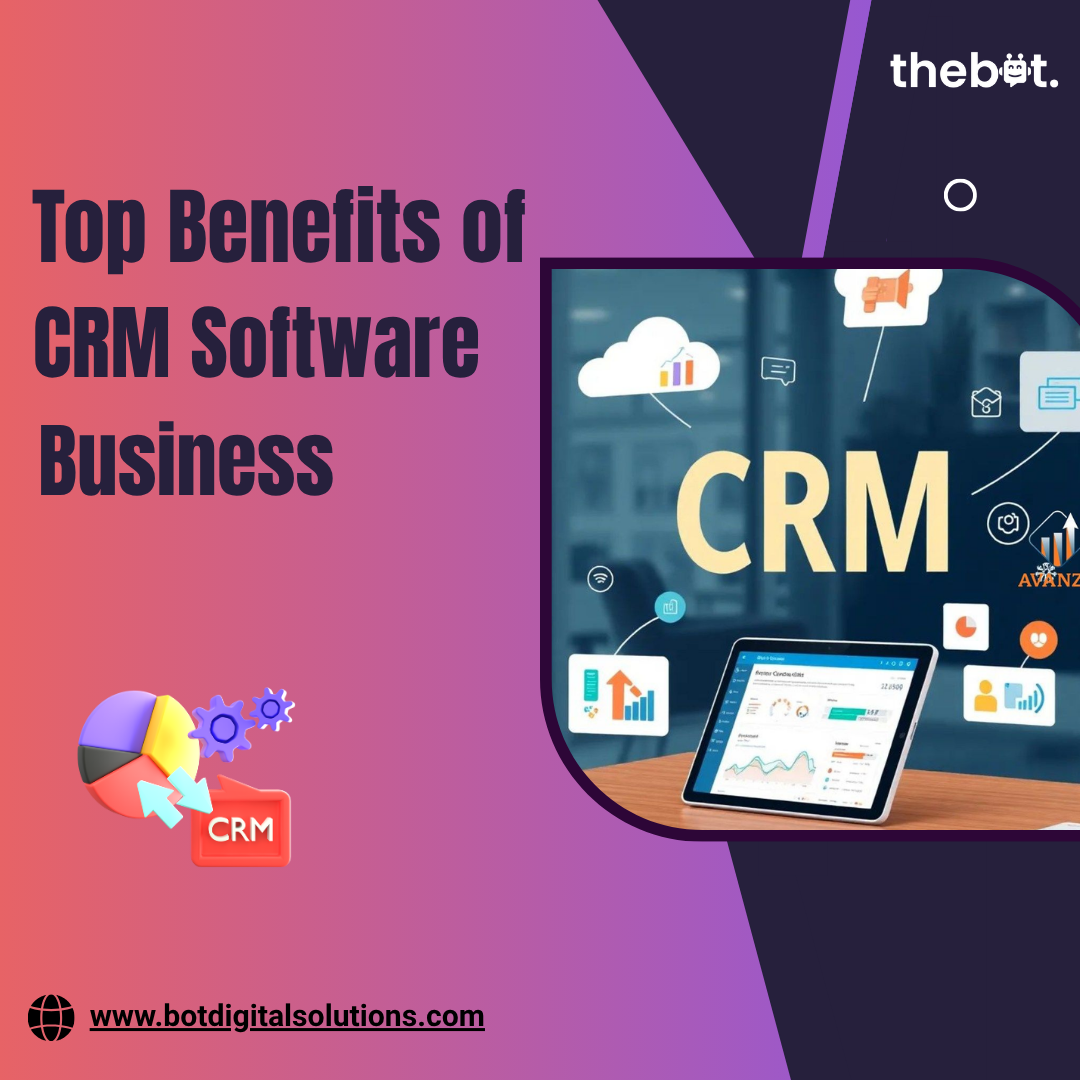 Top 10 Benefits of CRM Software for Businesses | Bot Agency