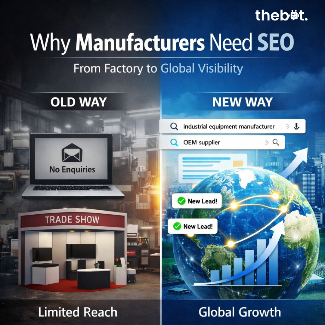Why Manufacturers Need SEO | From Factory to Global Visibility